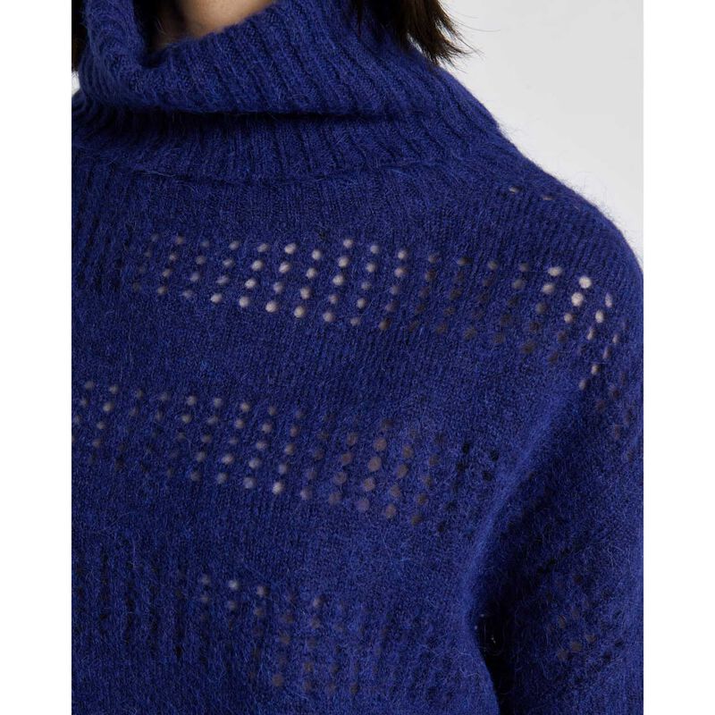 Cue Chunky Alpaca Blend Cropped Sweater image number 6